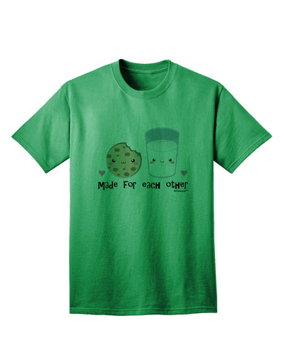 Charming Milk and Cookie - Perfectly Paired Adult T-Shirt by TooLoud-Mens T-shirts-TooLoud-Kelly-Green-Small-Davson Sales