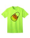 Charming 'Mother Candy Corn Family' Halloween Adult T-Shirt - Perfect for Festive Celebrations-Mens T-shirts-TooLoud-Neon-Green-Small-Davson Sales