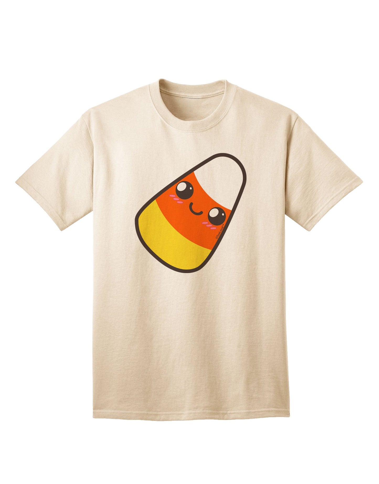 Charming 'Mother Candy Corn Family' Halloween Adult T-Shirt - Perfect for Festive Celebrations-Mens T-shirts-TooLoud-Natural-Small-Davson Sales