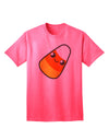 Charming 'Mother Candy Corn Family' Halloween Adult T-Shirt - Perfect for Festive Celebrations-Mens T-shirts-TooLoud-Neon-Pink-Small-Davson Sales