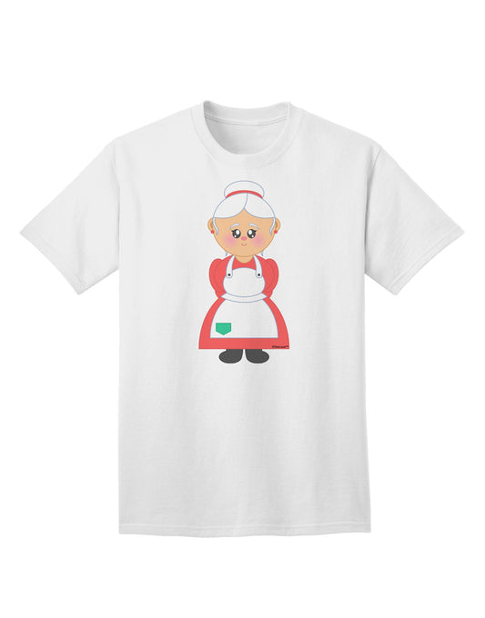 Charming Mrs. Santa Claus Christmas Adult T-Shirt - A Festive Ecommerce Exclusive-Mens T-shirts-TooLoud-White-Small-Davson Sales