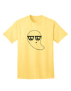 Charming Nerd Ghost - Adult Halloween T-Shirt Collection-Mens T-shirts-TooLoud-Yellow-Small-Davson Sales