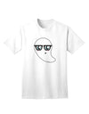 Charming Nerd Ghost - Adult Halloween T-Shirt Collection-Mens T-shirts-TooLoud-White-Small-Davson Sales