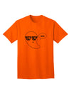 Charming Nerd Ghost Boo: Premium Halloween Adult T-Shirt Collection-Mens T-shirts-TooLoud-Orange-Small-Davson Sales