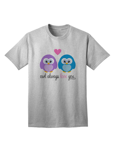 Charming Owl-themed Adult T-Shirt by TooLoud-Mens T-shirts-TooLoud-AshGray-Small-Davson Sales