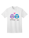 Charming Owl-themed Adult T-Shirt by TooLoud-Mens T-shirts-TooLoud-White-Small-Davson Sales