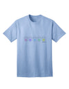 Charming Pastel Bunny Adult T-Shirt Offered by TooLoud-Mens T-shirts-TooLoud-Light-Blue-Small-Davson Sales