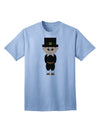 Charming Pilgrim Boy - Adult Thanksgiving T-Shirt for Festive Celebrations-Mens T-shirts-TooLoud-Light-Blue-Small-Davson Sales