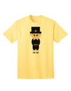 Charming Pilgrim Boy - Adult Thanksgiving T-Shirt for Festive Celebrations-Mens T-shirts-TooLoud-Yellow-Small-Davson Sales