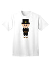 Charming Pilgrim Boy - Adult Thanksgiving T-Shirt for Festive Celebrations-Mens T-shirts-TooLoud-White-Small-Davson Sales