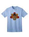 Charming Pilgrim Turkey Thanksgiving Adult T-Shirt - A Festive Ecommerce Exclusive-Mens T-shirts-TooLoud-Light-Blue-Small-Davson Sales