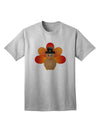 Charming Pilgrim Turkey Thanksgiving Adult T-Shirt - A Festive Ecommerce Exclusive-Mens T-shirts-TooLoud-AshGray-Small-Davson Sales