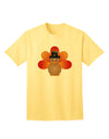 Charming Pilgrim Turkey Thanksgiving Adult T-Shirt - A Festive Ecommerce Exclusive-Mens T-shirts-TooLoud-Yellow-Small-Davson Sales
