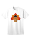 Charming Pilgrim Turkey Thanksgiving Adult T-Shirt - A Festive Ecommerce Exclusive-Mens T-shirts-TooLoud-White-Small-Davson Sales