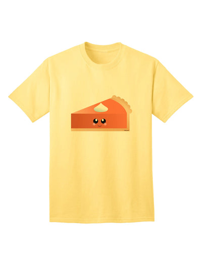 Charming Pumpkin Pie Thanksgiving Adult T-Shirt - A Festive Ecommerce Exclusive-Mens T-shirts-TooLoud-Yellow-Small-Davson Sales