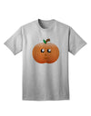 Charming Pumpkin-Themed Adult T-Shirt for Halloween Celebrations-Mens T-shirts-TooLoud-AshGray-Small-Davson Sales