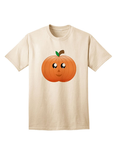 Charming Pumpkin-Themed Adult T-Shirt for Halloween Celebrations-Mens T-shirts-TooLoud-Natural-Small-Davson Sales