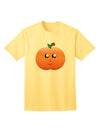 Charming Pumpkin-Themed Adult T-Shirt for Halloween Celebrations-Mens T-shirts-TooLoud-Yellow-Small-Davson Sales