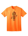 Charming 'Robot Female' Adult T-Shirt - A Must-Have for Trendy Ecommerce Wardrobes-Mens T-shirts-TooLoud-Neon-Orange-Small-Davson Sales