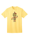 Charming 'Robot Female' Adult T-Shirt - A Must-Have for Trendy Ecommerce Wardrobes-Mens T-shirts-TooLoud-Yellow-Small-Davson Sales