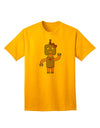 Charming 'Robot Female' Adult T-Shirt - A Must-Have for Trendy Ecommerce Wardrobes-Mens T-shirts-TooLoud-Gold-Small-Davson Sales