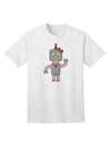 Charming 'Robot Female' Adult T-Shirt - A Must-Have for Trendy Ecommerce Wardrobes-Mens T-shirts-TooLoud-White-Small-Davson Sales