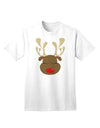 Charming Rudolph Reindeer Face - A Festive Christmas Adult T-Shirt Collection-Mens T-shirts-TooLoud-White-Small-Davson Sales