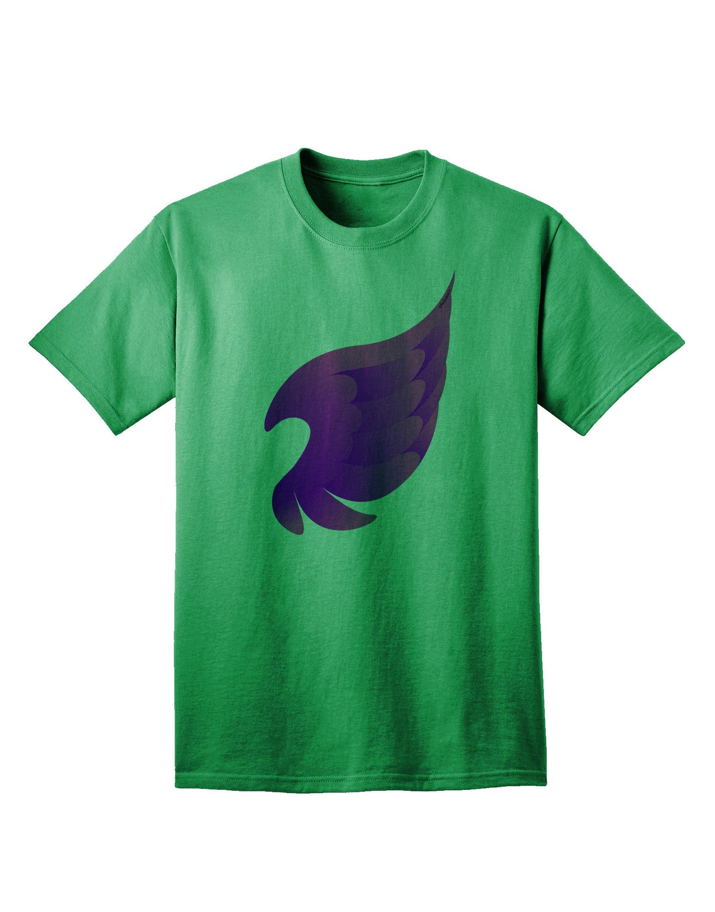 Charming Single Angel Wing Adult T-Shirt - A Fashion Statement for the Modern Individual-Mens T-shirts-TooLoud-Kelly-Green-Small-Davson Sales
