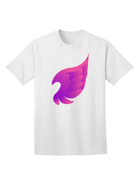 Charming Single Angel Wing Adult T-Shirt - A Fashion Statement for the Modern Individual-Mens T-shirts-TooLoud-White-Small-Davson Sales