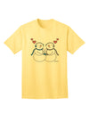 Charming Snowman Couple Adult T-Shirt by TooLoud-Mens T-shirts-TooLoud-Yellow-Small-Davson Sales