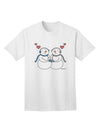 Charming Snowman Couple Adult T-Shirt by TooLoud-Mens T-shirts-TooLoud-White-Small-Davson Sales