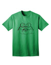 Charming Snowman Family with Girl Adult T-Shirt offered by TooLoud-Mens T-shirts-TooLoud-Kelly-Green-Small-Davson Sales