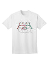 Charming Snowman Family with Girl Adult T-Shirt offered by TooLoud-Mens T-shirts-TooLoud-White-Small-Davson Sales