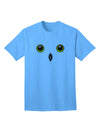 Charming Snowy Owl Face - Premium Adult T-Shirt for Casual Wear-Mens T-shirts-TooLoud-Aquatic-Blue-Small-Davson Sales