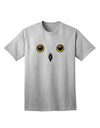 Charming Snowy Owl Face - Premium Adult T-Shirt for Casual Wear-Mens T-shirts-TooLoud-AshGray-Small-Davson Sales