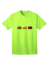 Charming Thanksgiving Food-Themed Adult T-Shirt: A Festive Addition to Your Wardrobe-Mens T-shirts-TooLoud-Neon-Green-Small-Davson Sales