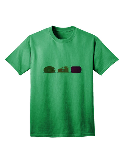 Charming Thanksgiving Food-Themed Adult T-Shirt: A Festive Addition to Your Wardrobe-Mens T-shirts-TooLoud-Kelly-Green-Small-Davson Sales