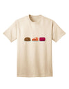 Charming Thanksgiving Food-Themed Adult T-Shirt: A Festive Addition to Your Wardrobe-Mens T-shirts-TooLoud-Natural-Small-Davson Sales