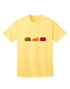 Charming Thanksgiving Food-Themed Adult T-Shirt: A Festive Addition to Your Wardrobe-Mens T-shirts-TooLoud-Yellow-Small-Davson Sales