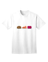 Charming Thanksgiving Food-Themed Adult T-Shirt: A Festive Addition to Your Wardrobe-Mens T-shirts-TooLoud-White-Small-Davson Sales