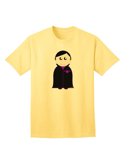 Charming Vampire Boy - Adult Halloween T-Shirt Collection-Mens T-shirts-TooLoud-Yellow-Small-Davson Sales