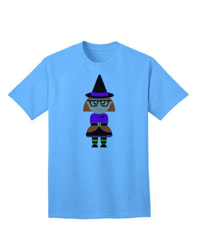 Charming Witch Halloween Adult T-Shirt - Perfect for Festive Celebrations-Mens T-shirts-TooLoud-Aquatic-Blue-Small-Davson Sales