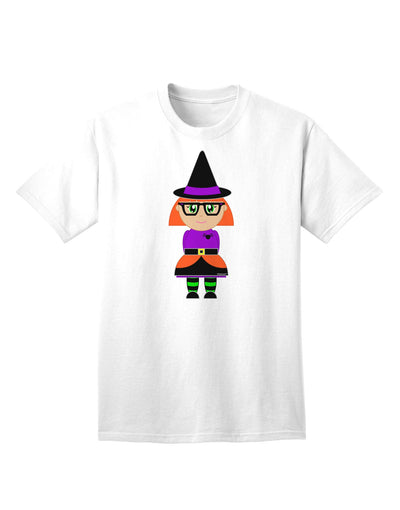 Charming Witch Halloween Adult T-Shirt - Perfect for Festive Celebrations-Mens T-shirts-TooLoud-White-Small-Davson Sales