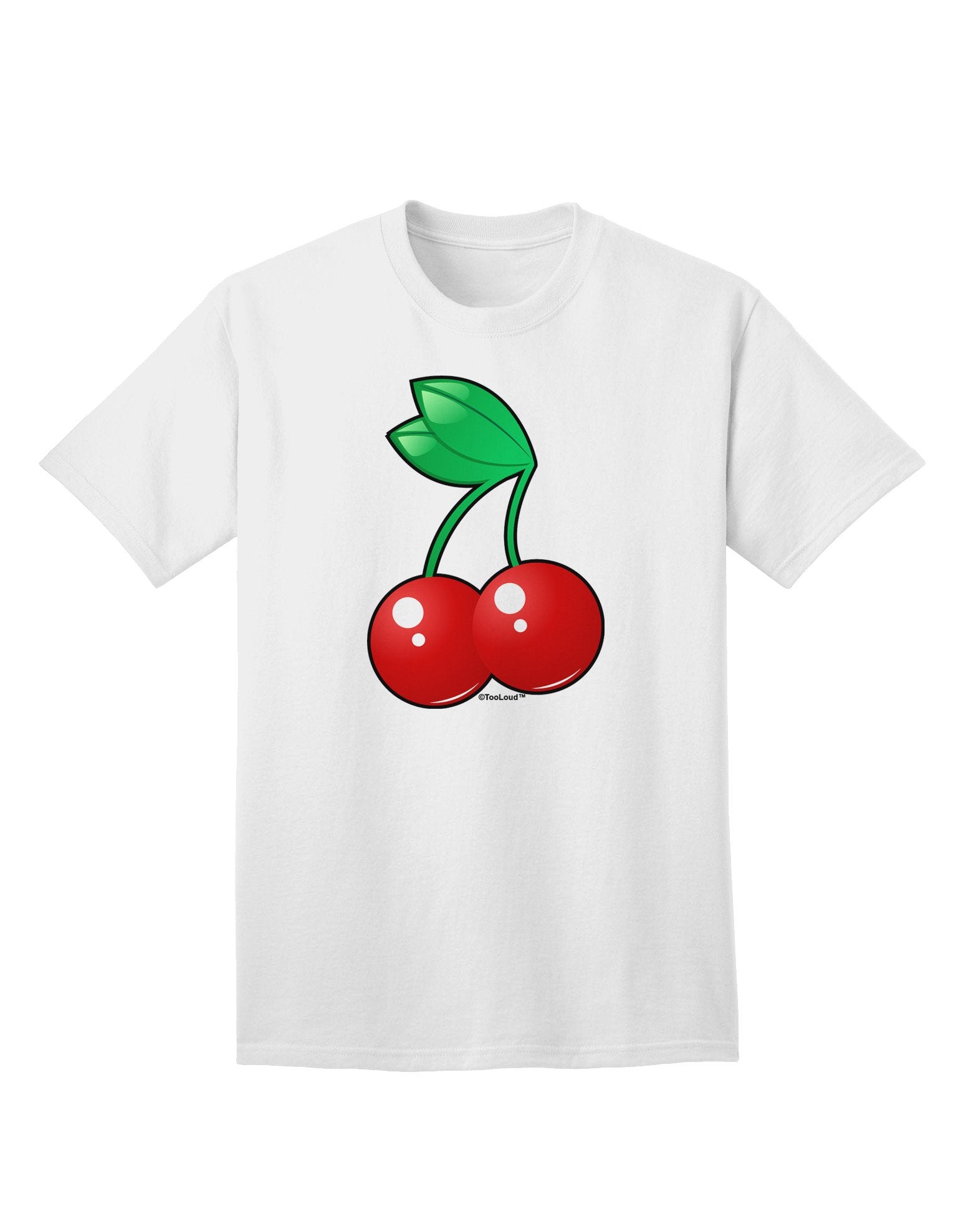 Cherries Adult T-Shirt-Mens T-Shirt-TooLoud-White-XXXX-Large-Davson Sales