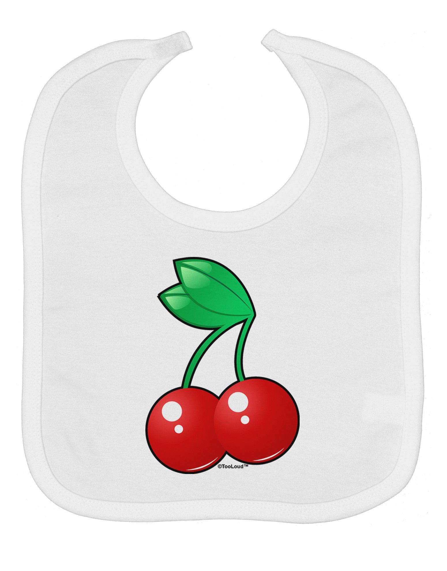 Cherries Baby Bib