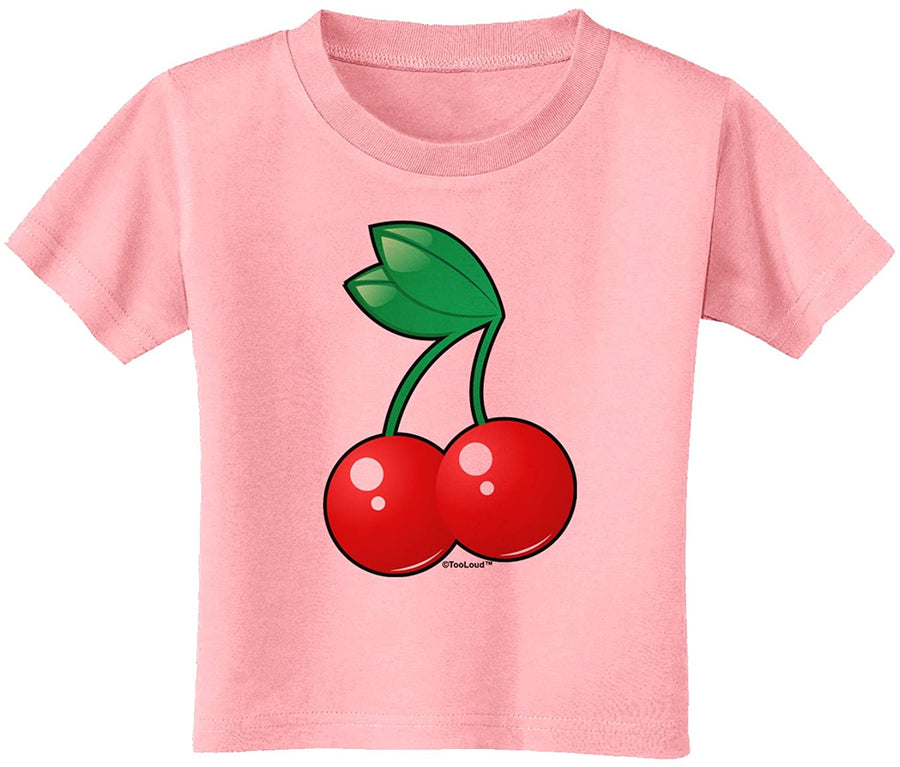 Cherries Toddler T-Shirt-Toddler T-Shirt-TooLoud-White-2T-Davson Sales