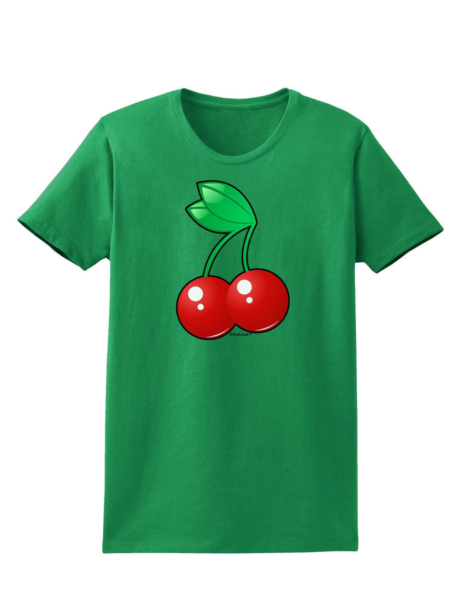 Cherries Womens Dark T-Shirt-TooLoud-Red-XXX-Large-Davson Sales