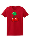 Cherries Womens Dark T-Shirt-TooLoud-Red-XXX-Large-Davson Sales