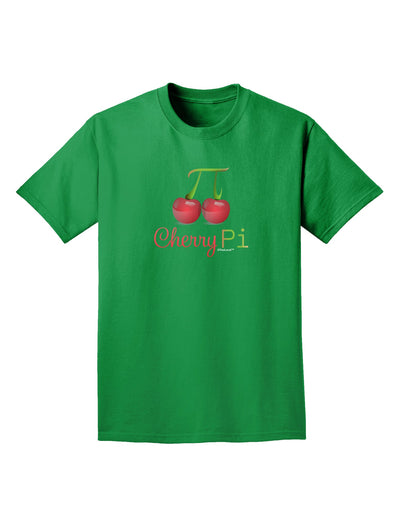Cherry Pi Adult Dark T-Shirt-Mens T-Shirt-TooLoud-Kelly-Green-Small-Davson Sales
