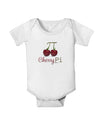 Cherry Pi Baby Romper Bodysuit-Baby Romper-TooLoud-White-06-Months-Davson Sales
